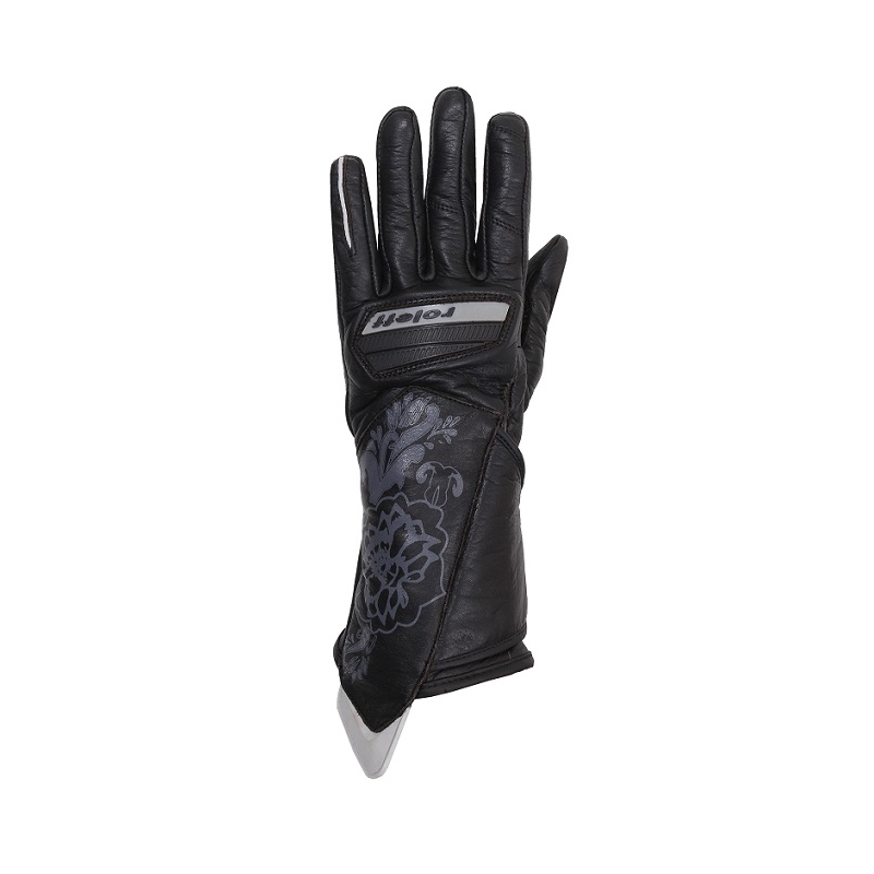 Motohandsker til kvinder Roleff Stuttgart sort-grå